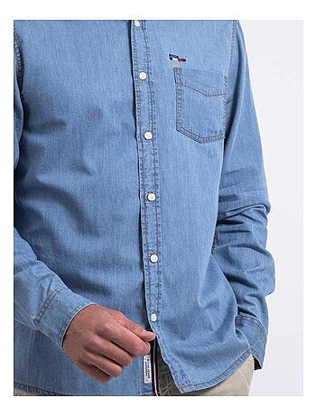 Camisa de manga larga efecto denim DENVIK