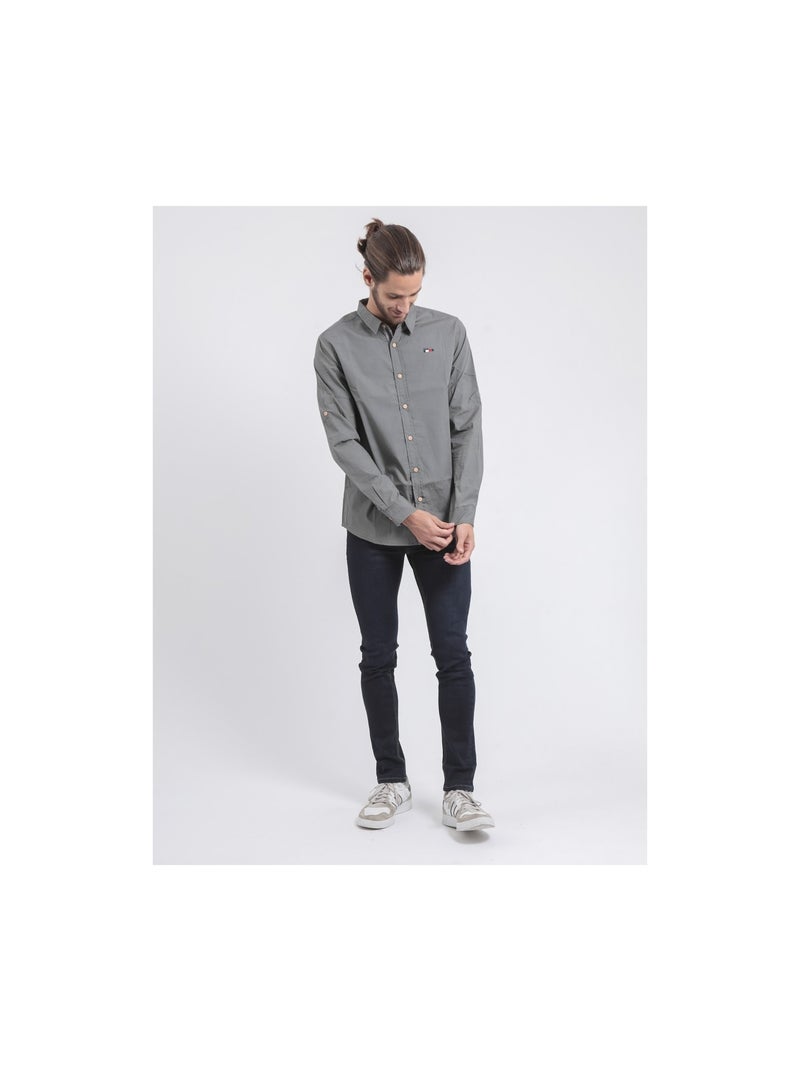 Camisa de manga larga estampada TAMOX Gris - Kiabi