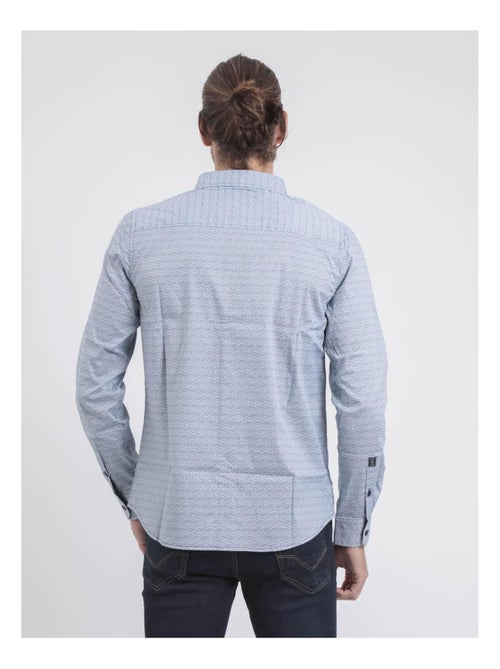 Camisa de manga larga estampada TERALIX - Kiabi Camisa de manga larga estampada TERALIX - Kiabi