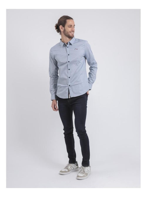 Camisa de manga larga estampada TERALIX - Kiabi Camisa de manga larga estampada TERALIX - Kiabi
