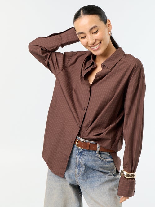 Camisa de manga larga - Kiabi