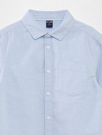 Camisa de manga larga oxford