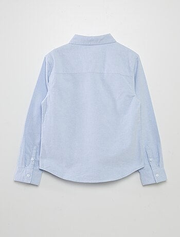 Camisa de manga larga oxford