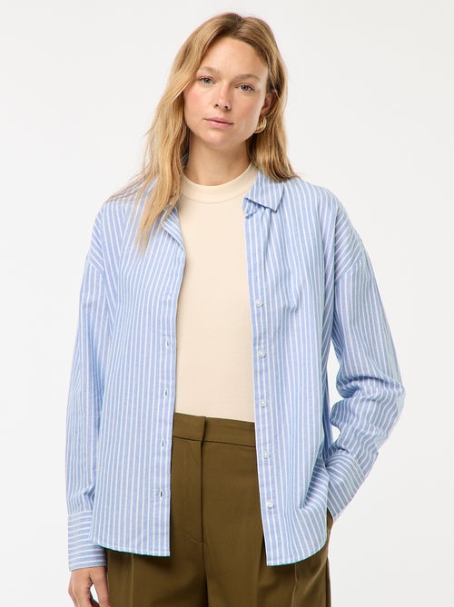Camisa de manga larga oxford - Kiabi