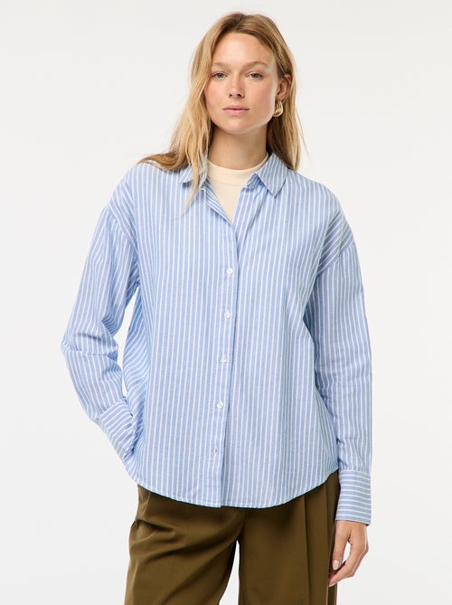 Camisa de manga larga oxford - Kiabi