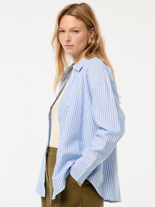 Camisa de manga larga oxford - Kiabi