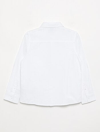 Camisa de manga larga oxford