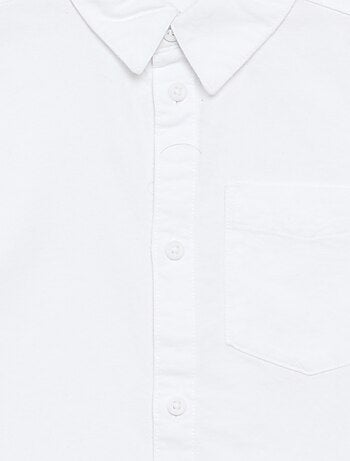 Camisa de manga larga oxford