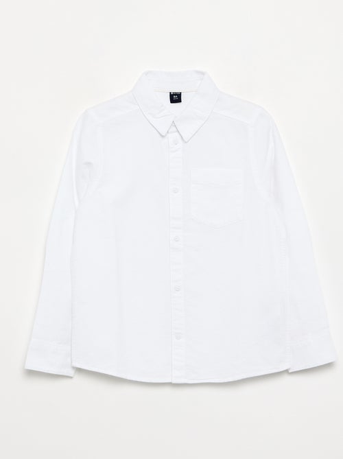 Camisa de manga larga oxford - Kiabi