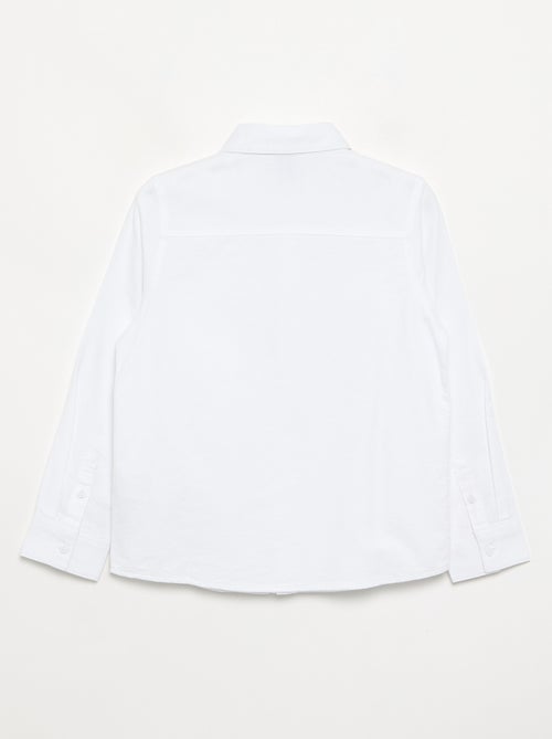 Camisa de manga larga oxford - Kiabi