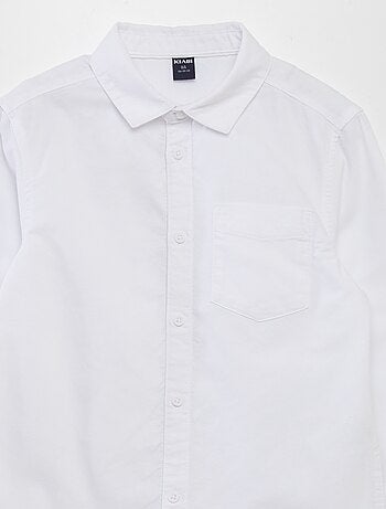 Camisa de manga larga oxford