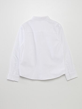 Camisa de manga larga oxford