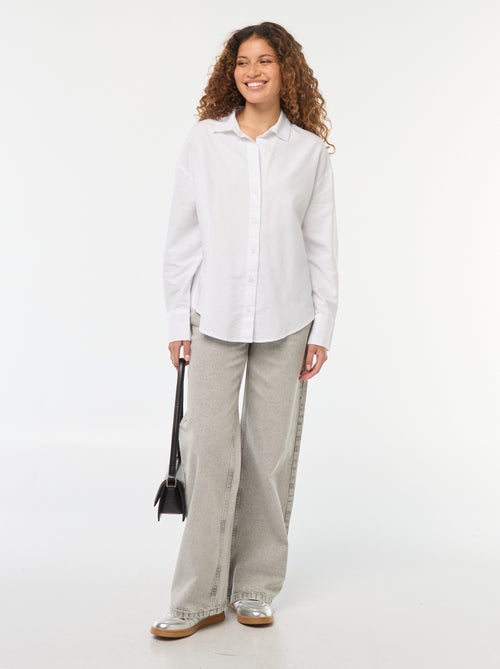 Camisa de manga larga oxford - Kiabi