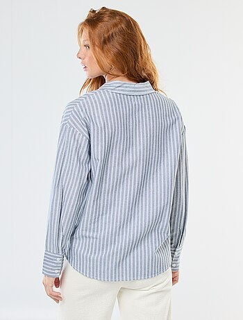 Camisa de manga larga oxford