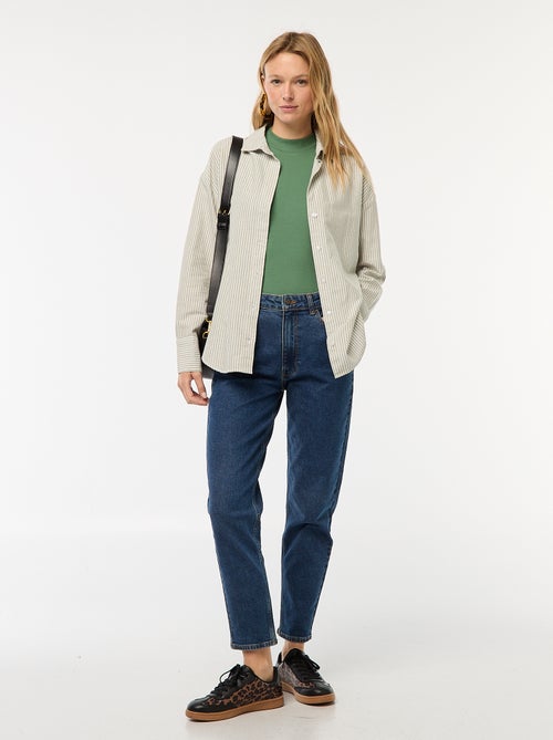 Camisa de manga larga oxford - Kiabi