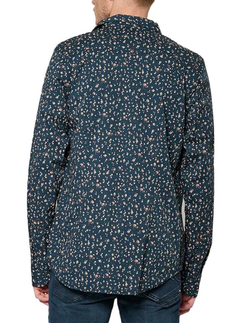 Camisa de Manga Larga para Hombre Kaporal Azul marino - Kiabi