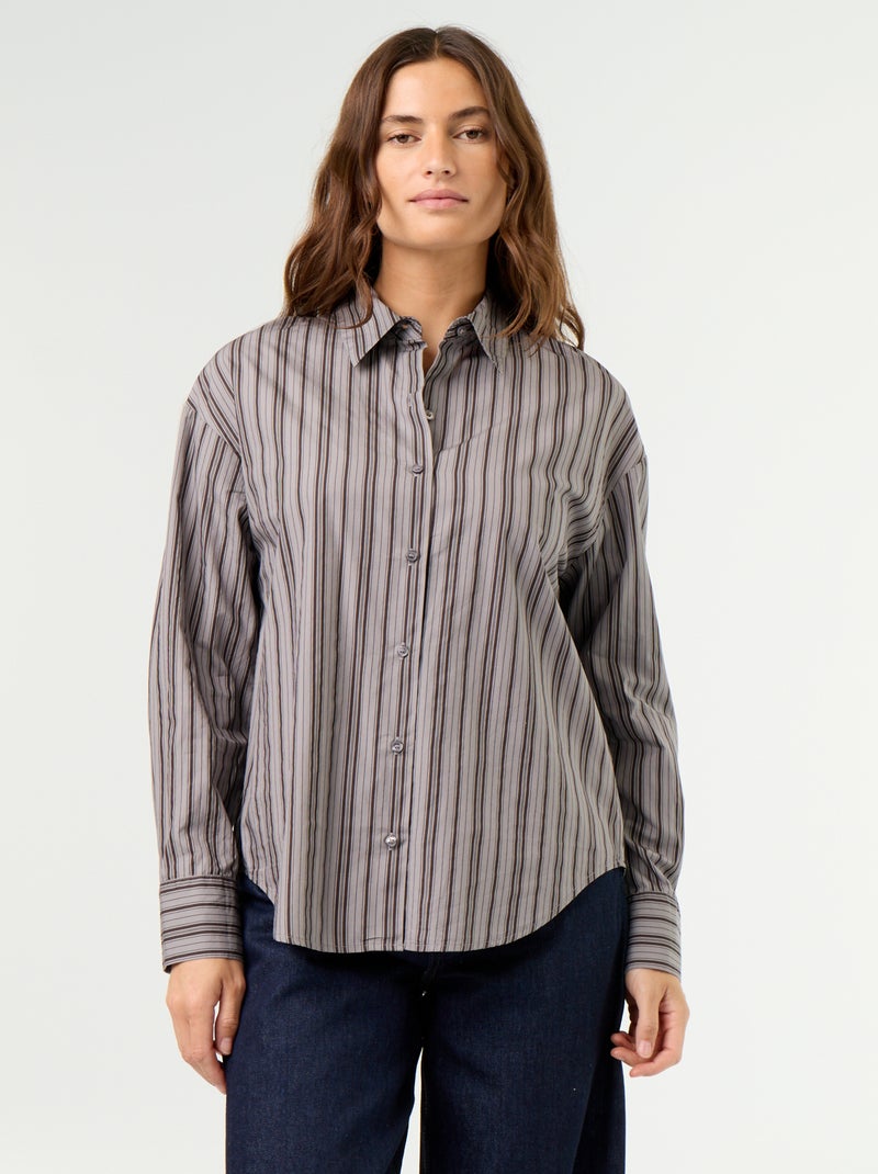 Camisa de manga larga Purpura - Kiabi