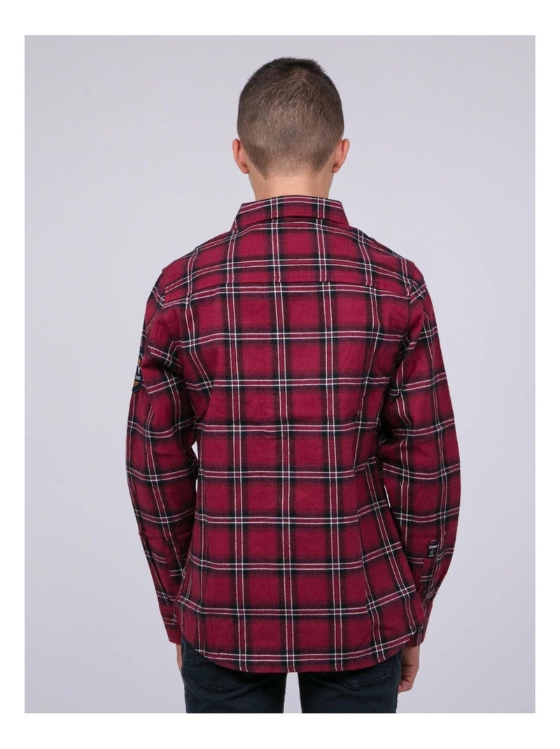 Camisa de manga larga TAMARO-J Burdeos - Kiabi