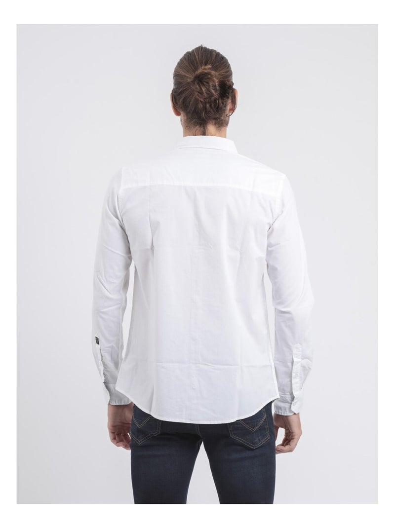Camisa de manga larga TARTIK Blanco - Kiabi