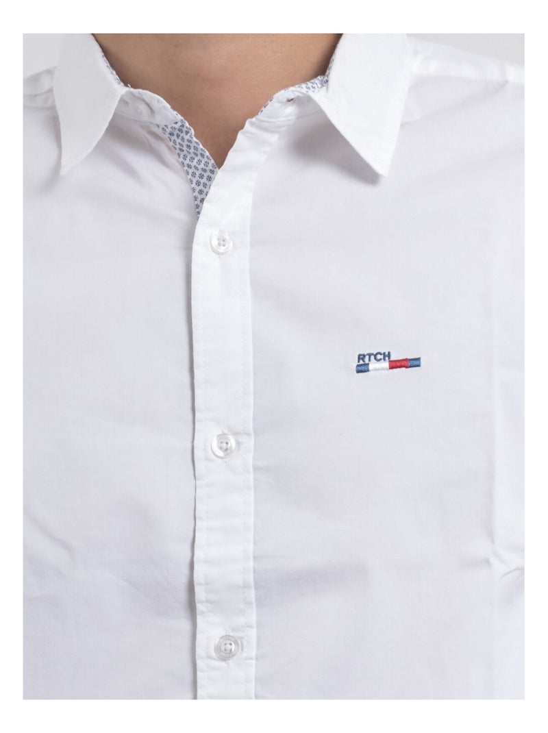 Camisa de manga larga TARTIK Blanco - Kiabi