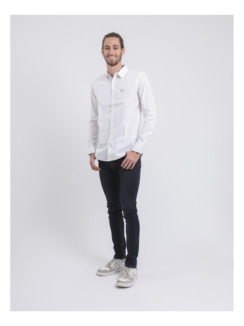 Camisa de manga larga TARTIK Blanco - Kiabi