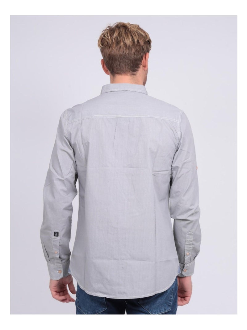 Camisa de manga larga TELWIS Gris - Kiabi
