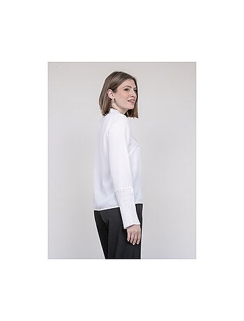 Camisa de mangas plisadas OVIDE