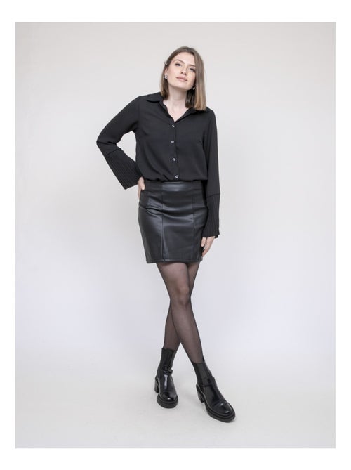 Camisa de mangas plisadas OVIDE - Kiabi