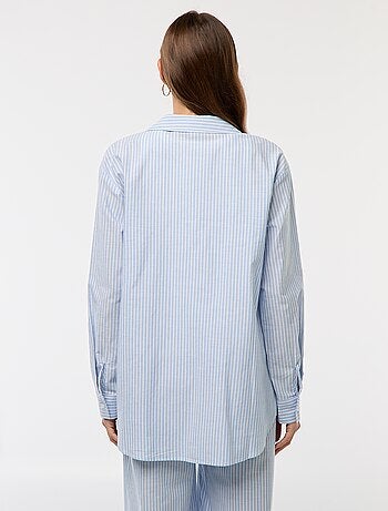 Camisa de maternidad a rayas