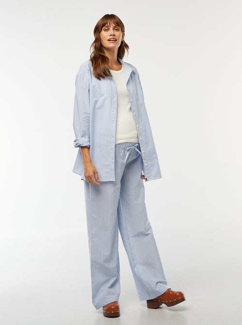 Camisa de maternidad a rayas - Kiabi