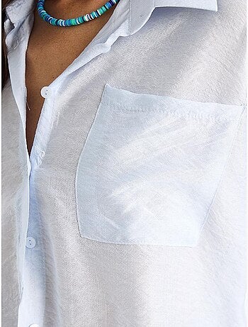 Camisa de media manga con detalle de un solo bolsillo lucci