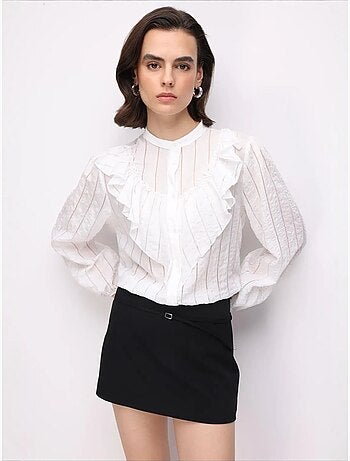 Camisa de mezcla de algodón mixray