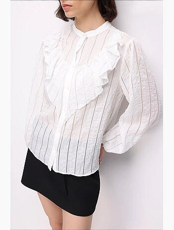 Camisa de mezcla de algodón mixray