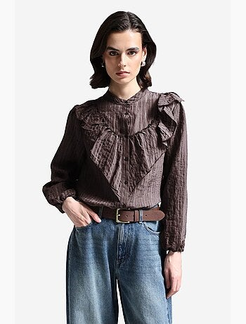 Camisa de mezcla de algodón mixray