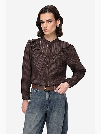 Camisa de mezcla de algodón mixray