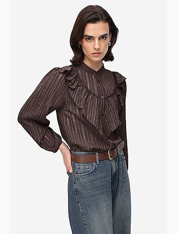 Camisa de mezcla de algodón mixray