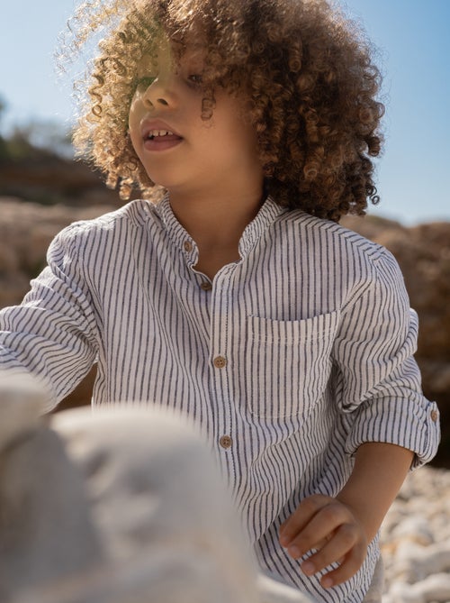 Camisa de mezcla de lino - Kiabi