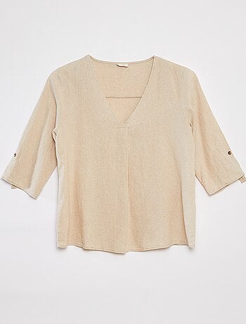Camisa de mezcla de lino 'JDY'