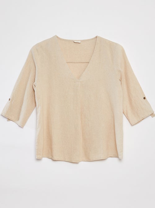 Camisa de mezcla de lino 'JDY' - Kiabi