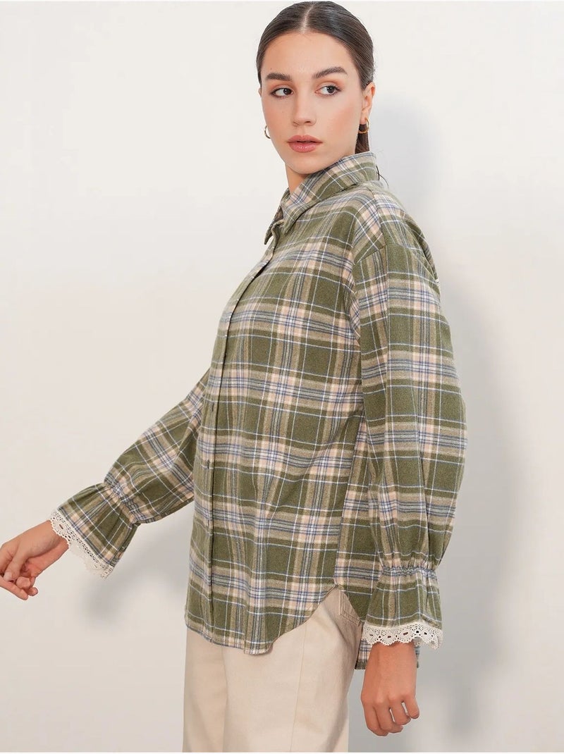 Camisa de mujer bdart Caqui - Kiabi