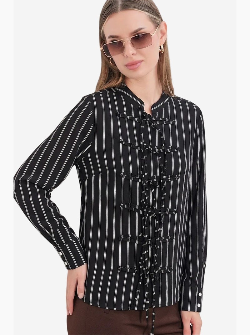 Camisa de mujer bdart Negro - Kiabi