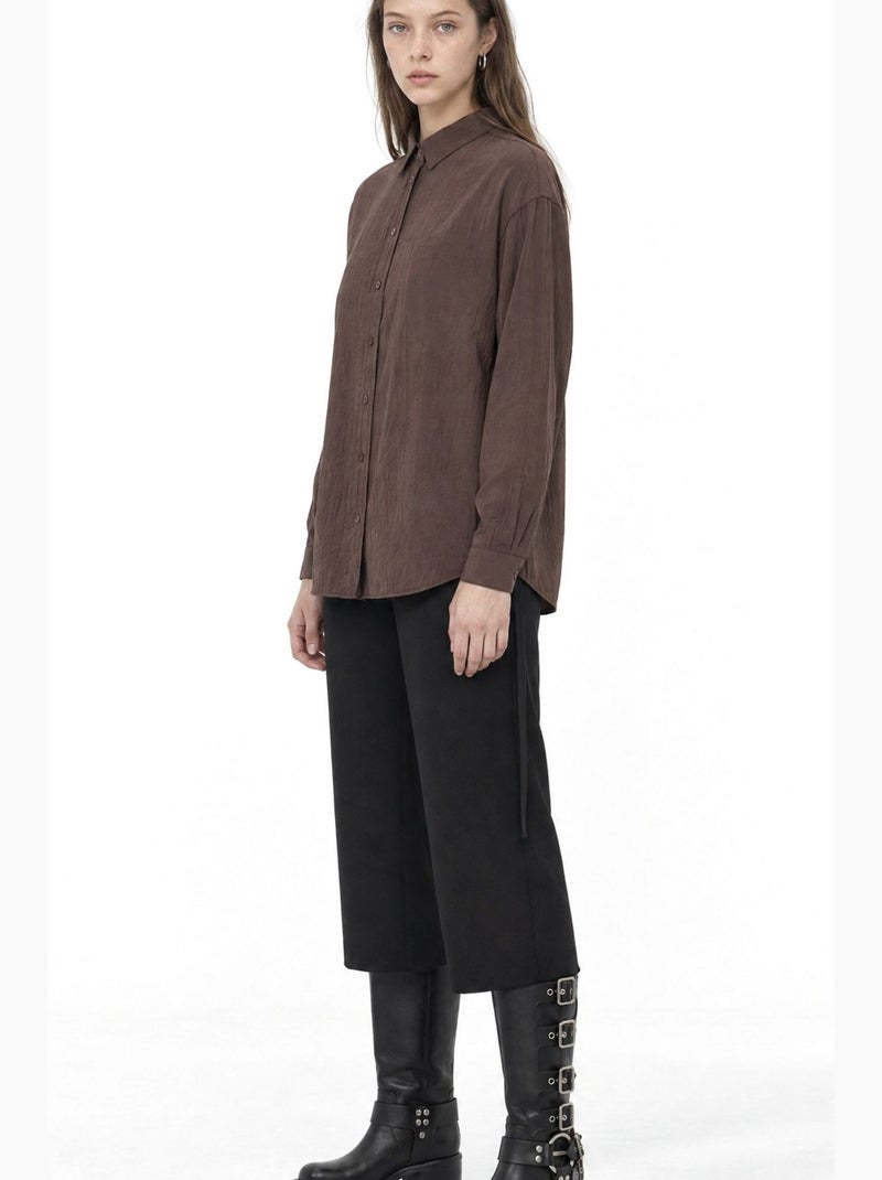 Camisa de mujer busem Marrón chocolate - Kiabi