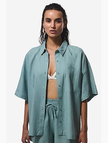 Camisa de mujer con cuello de camisa normal pl7l2d2s25iy penti