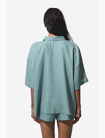 Camisa de mujer con cuello de camisa normal pl7l2d2s25iy penti