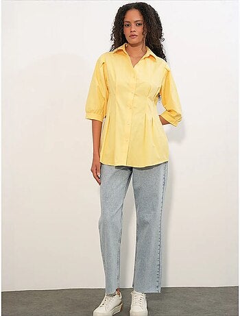 Camisa de mujer de mezcla de algodón bdart