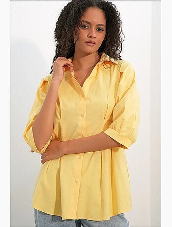 Camisa de mujer de mezcla de algodón bdart