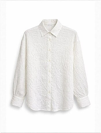 Camisa de mujer de mezcla de algodón mixray