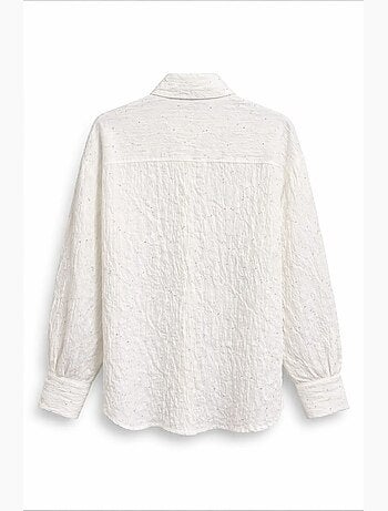 Camisa de mujer de mezcla de algodón mixray