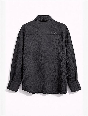 Camisa de mujer de mezcla de algodón mixray
