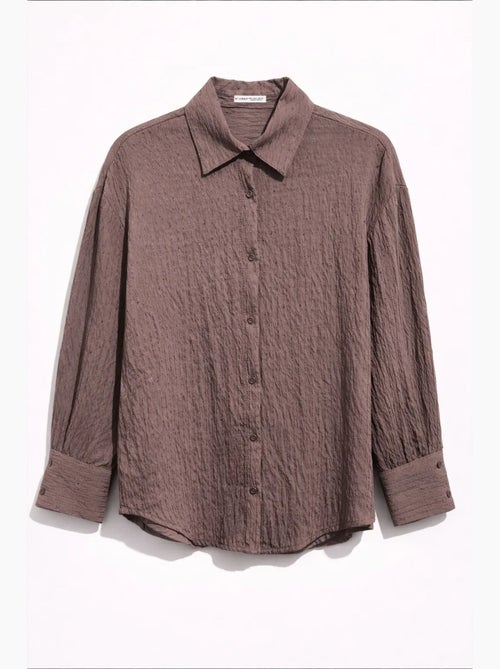 Camisa de mujer de mezcla de algodón mixray - Kiabi Camisa de mujer de mezcla de algodón mixray - Kiabi